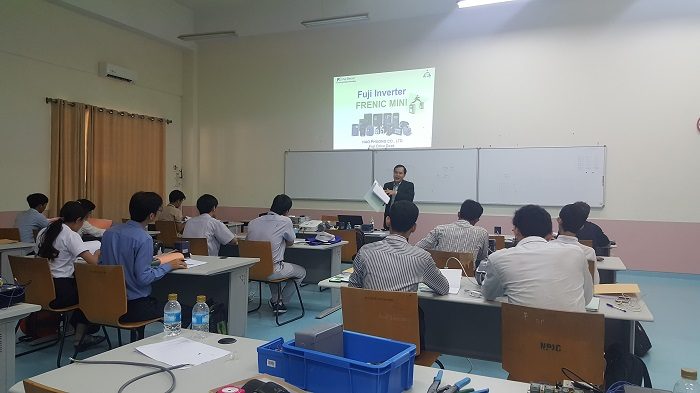 Hạo Phương và Fuji Electric hỗ trợ thiết bị cho học viện Bách khoa Cambodia (NPIC)