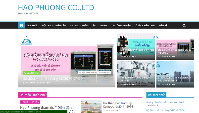 Hạo Phương ra mắt tên miền mới www.haophuong.net