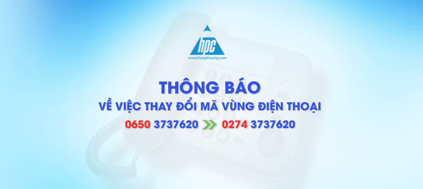 Hạo Phương thông báo về việc đổi mã vùng điện thoại cố định