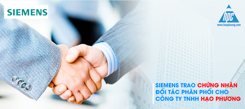 Siemens trao chứng nhận đối tác phân phối cho công ty Hạo Phương