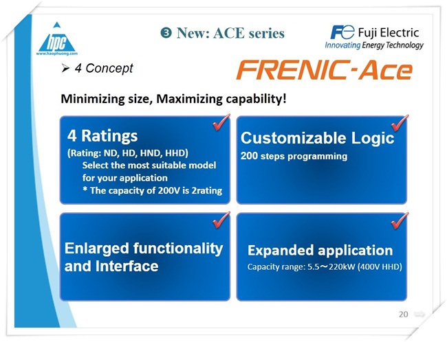 Biến tần FRENIC ACE, ảnh 2