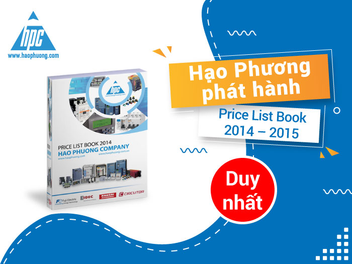 Hạo Phương phát hành bảng giá mới – Price List Book 2014 – 2015