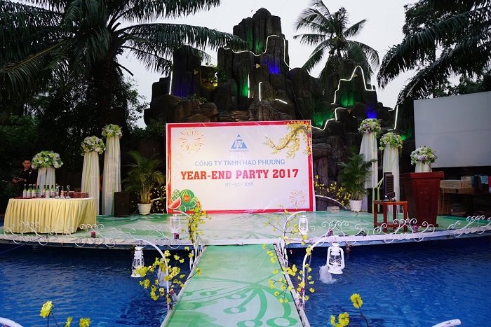 Hạo Phương tổ chức tiệc tất niên 2017, ảnh 1