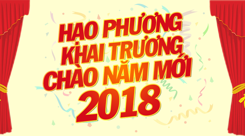 Hạo Phương Khai Trương chào năm mới 2018