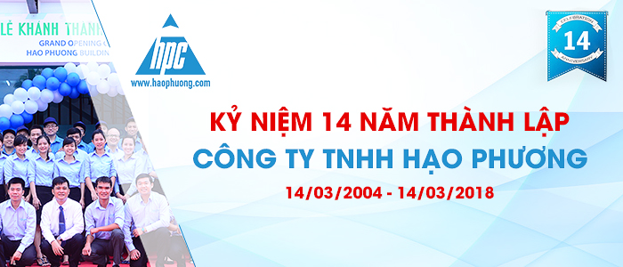 kỷ niệm 14 năm thành lập công ty hạo phương