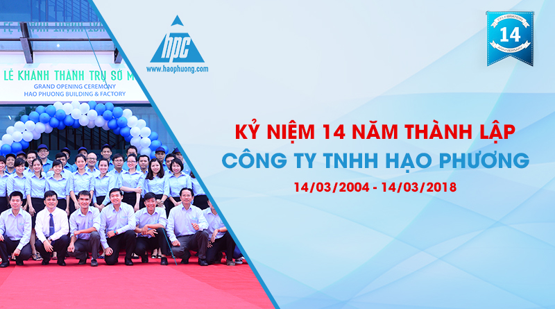 Kỷ niệm 14 năm thành lập công ty TNHH Hạo Phương