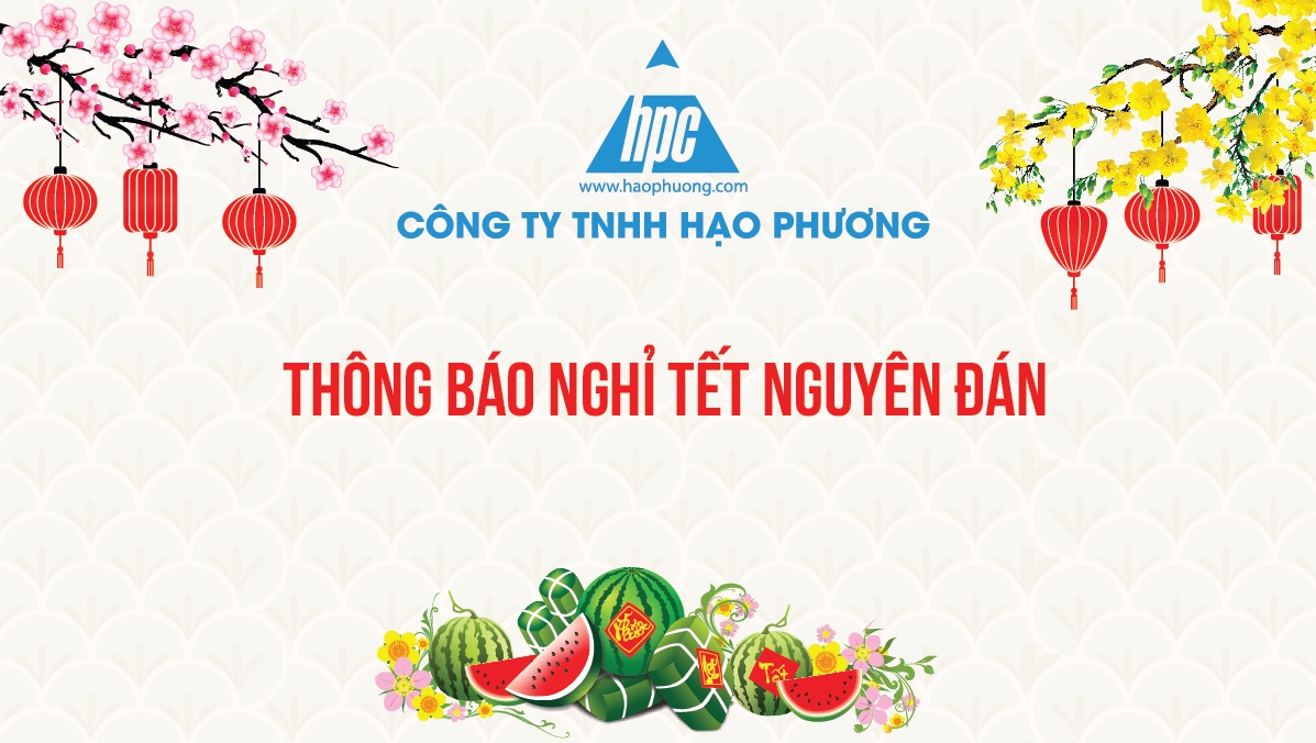 thông báo nghỉ tết