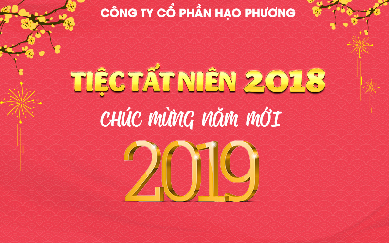 Hạo Phương chuẩn bị tiệc tất niên 2018