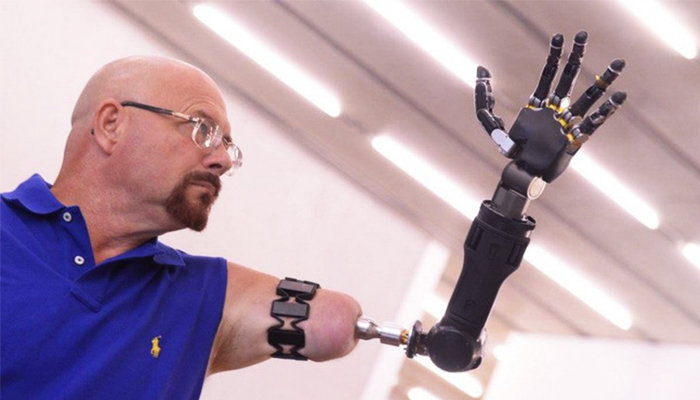 Cánh tay robot MPL có khả năng di chuyển linh hoạt