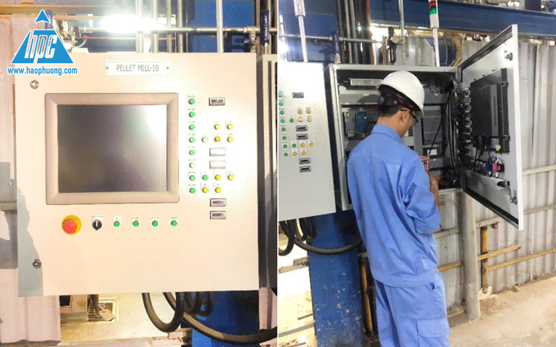 Hạo Phương thi công hệ thống điện cho 12 dây chuyền sản xuất cám tôm tại chi nhánh C.P Việt Nam