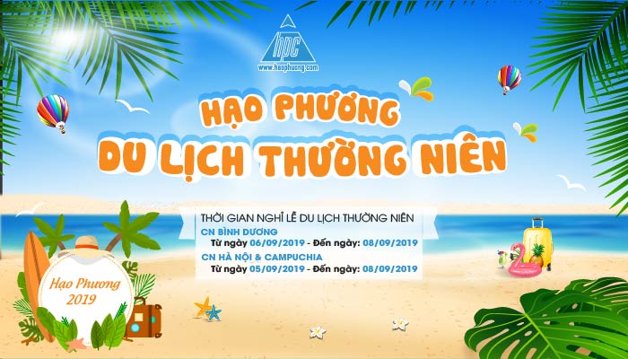 Lịch nghỉ du lịch 2019