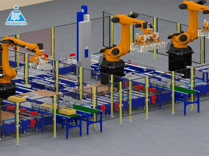 Đầu tư vào Robot palletizer