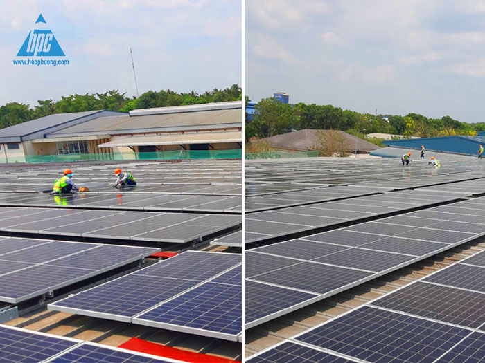 Hạo Phương lắp đặt hệ thống Solar cho nhà máy C.P Việt Nam tại Bến Tre