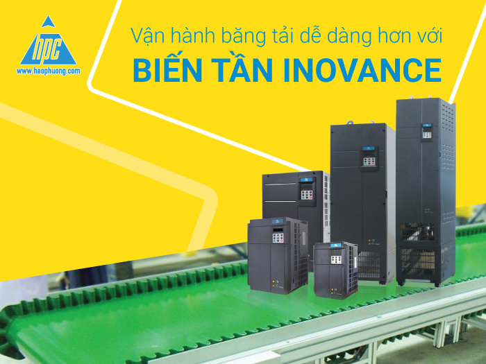 Vận hành băng tải dễ dàng hơn với biến tần Inovance