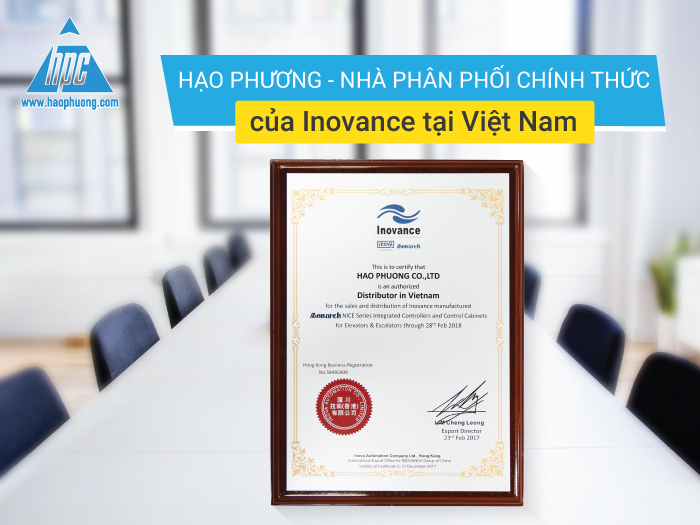 Hạo Phương – Nhà phân phối chính thức của Inovance tại Việt Nam
