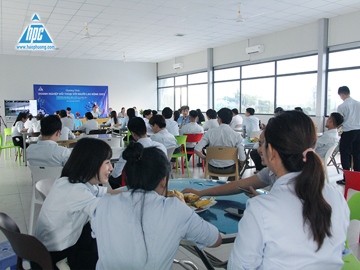 Hạo Phương tổ chức chương trình “Doanh nghiệp đối thoại với người lao động” năm 2022