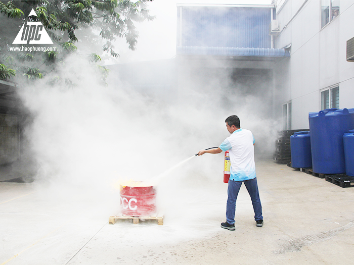Hạo Phương tổ chức tập huấn kiến thức và huấn luyện nghiệp vụ phòng cháy chữa cháy tại doanh nghiệp năm 2022