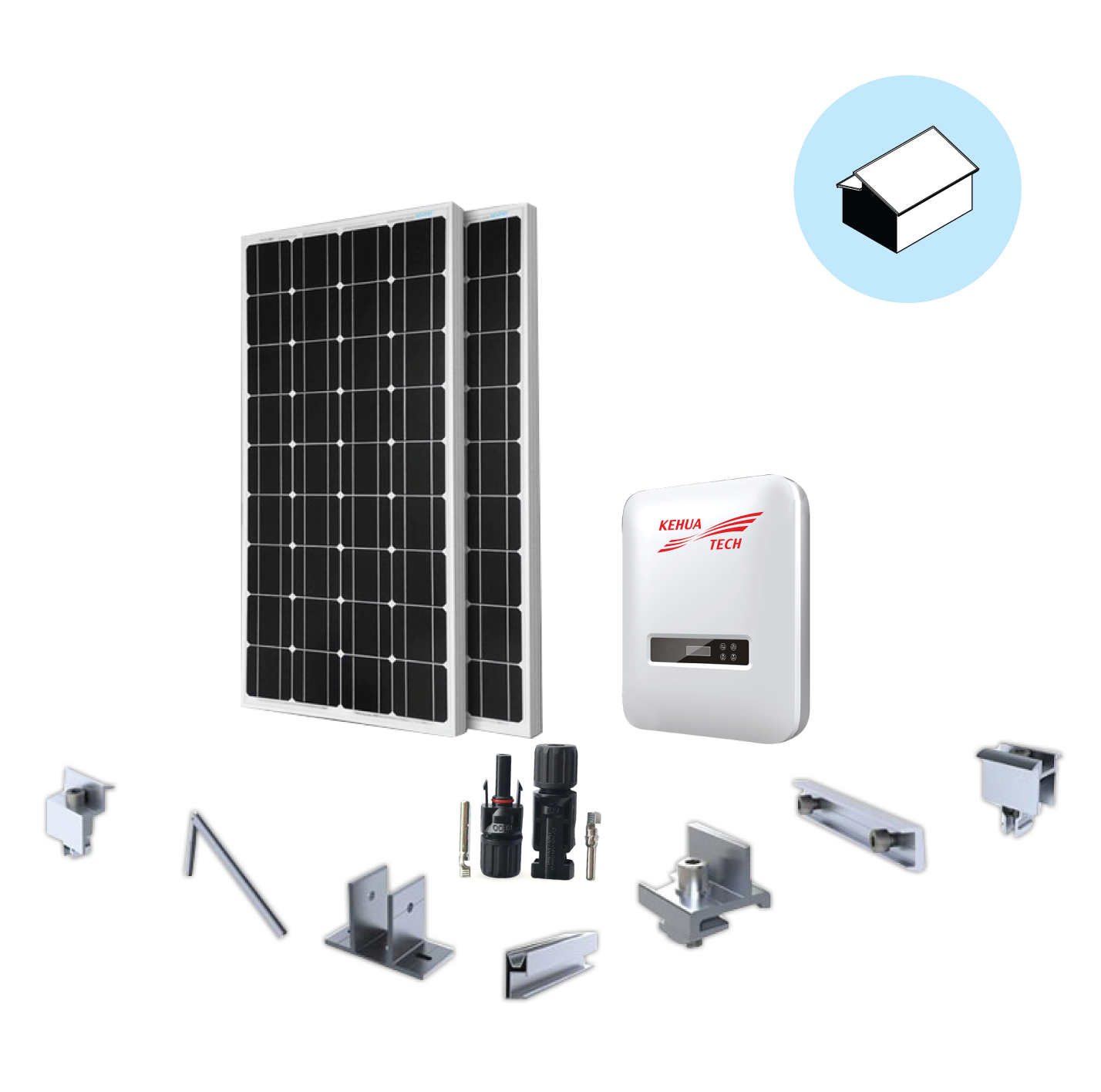 HPC Solar Premium 1P 3KWP dành cho nhà mái bằng