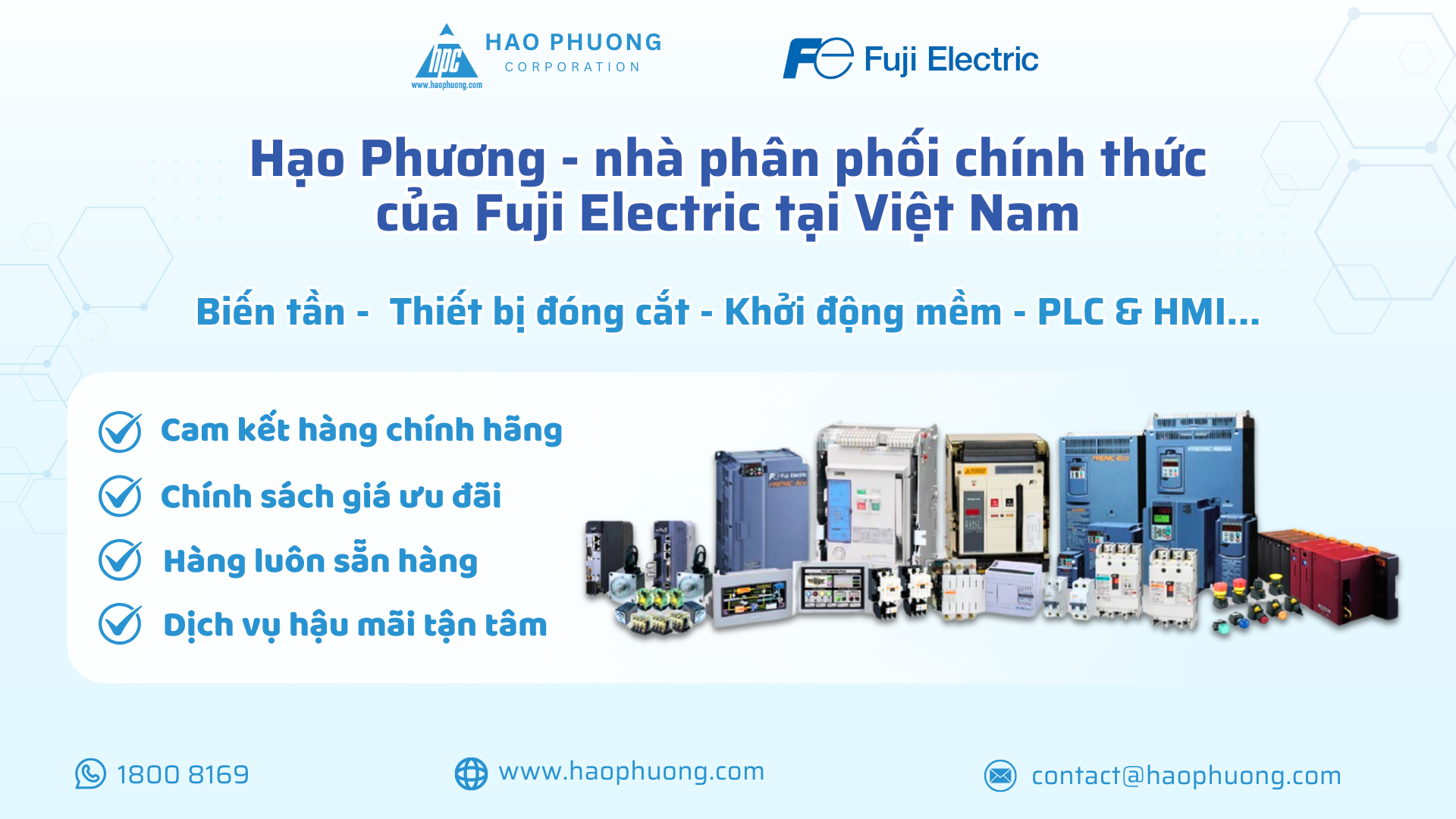 QUAN HỆ HỢP TÁC CHIẾN LƯỢC CỦA HẠO PHƯƠNG VÀ FUJI ELECTRIC