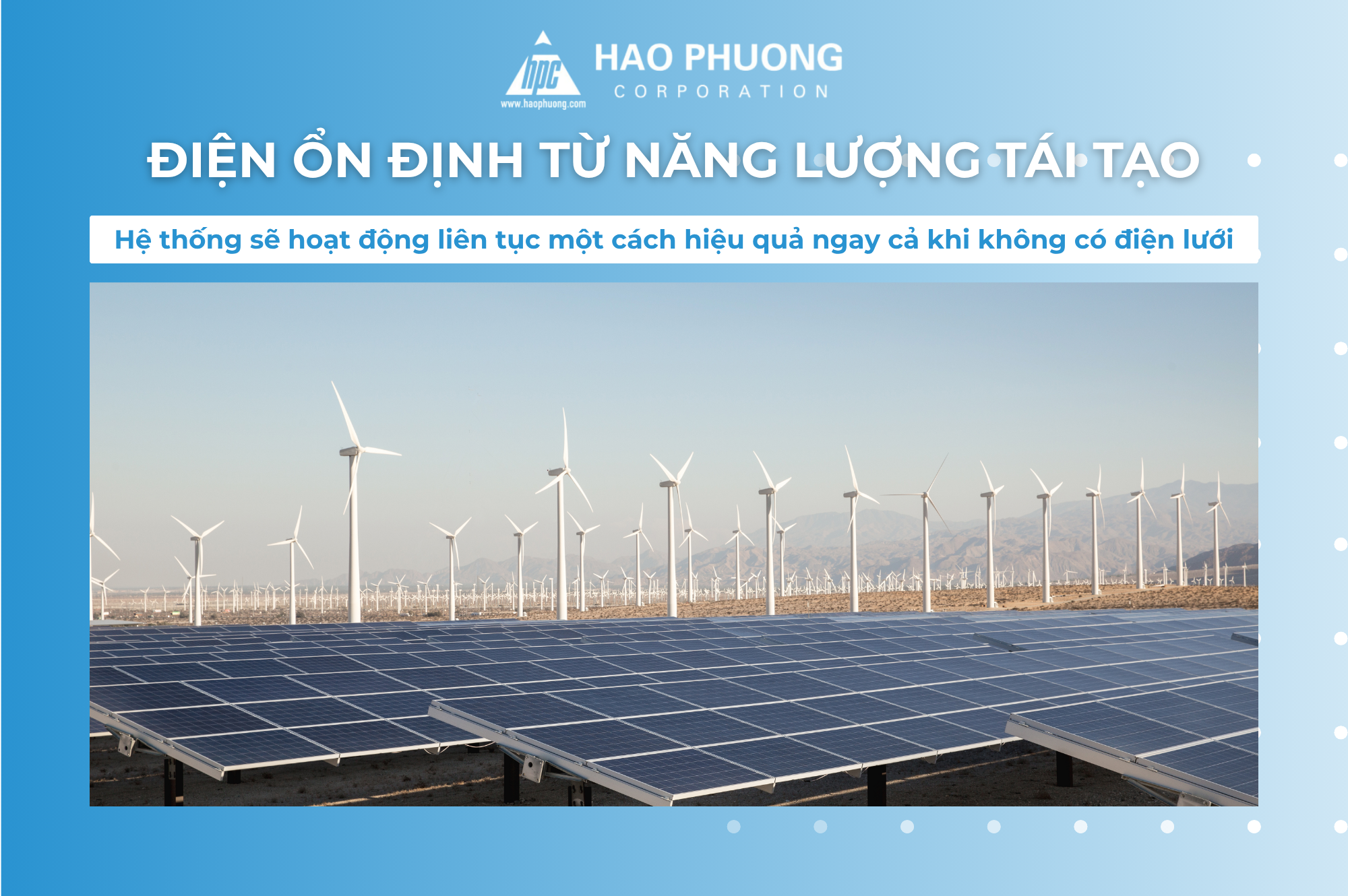 CHUYỂN ĐỔI NÔNG NGHIỆP CỦA QUÝ KHÁCH THÀNH CÔNG NGHỆ VỚI ENERGY STORE