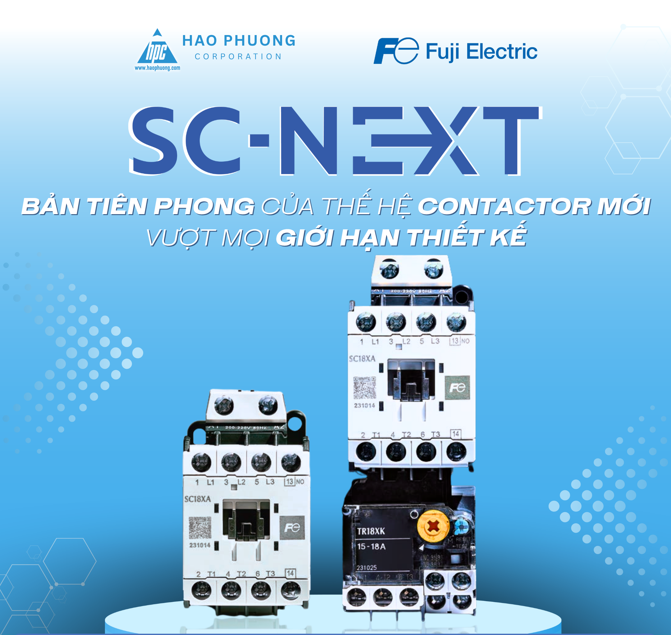 SC-NEXT – BẢN TIÊN PHONG CỦA THẾ HỆ CONTACTOR MỚI, VƯỢT MỌI GIỚI HẠN THIẾT KẾ