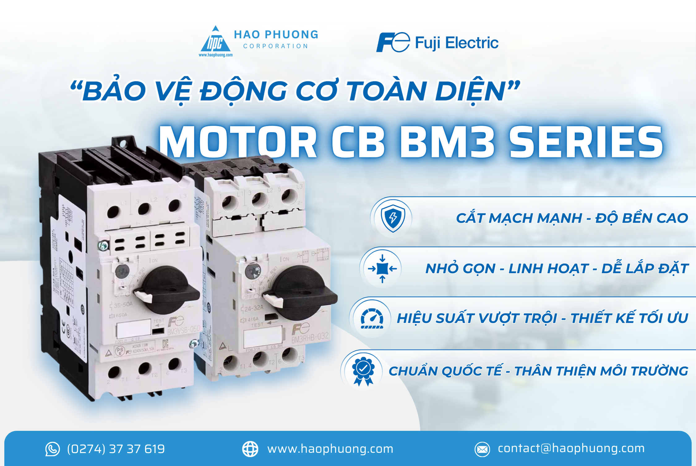BM3 SERIES – TẤT CẢ TRONG MỘT CHO BẢO VỆ ĐỘNG CƠ TOÀN DIỆN