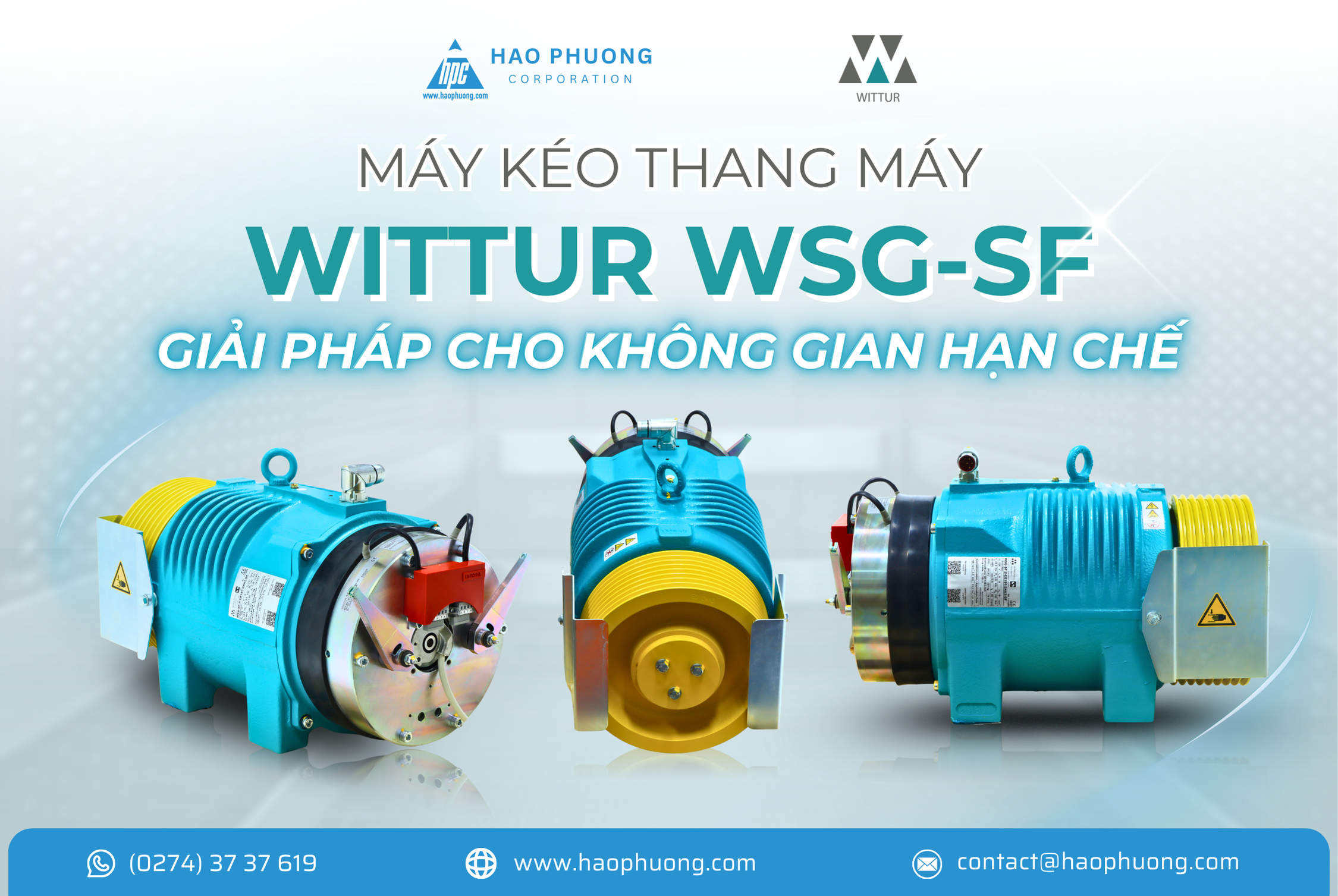 MÁY KÉO WITTUR WSG-SF – GIẢI PHÁP CHO CÁC KHÔNG GIAN HẠN CHẾ