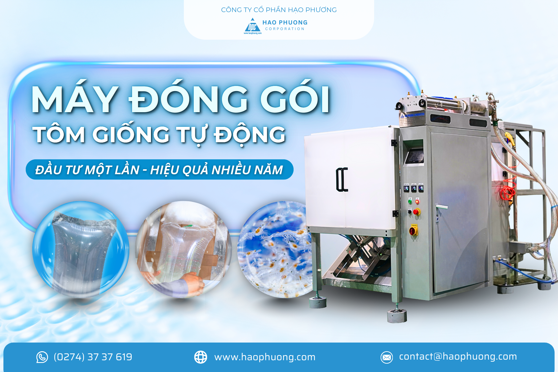 MÁY ĐÓNG GÓI NGÀNH GIỐNG: ĐẦU TƯ MỘT LẦN – VẬN HÀNH HIỆU QUẢ NHIỀU NĂM