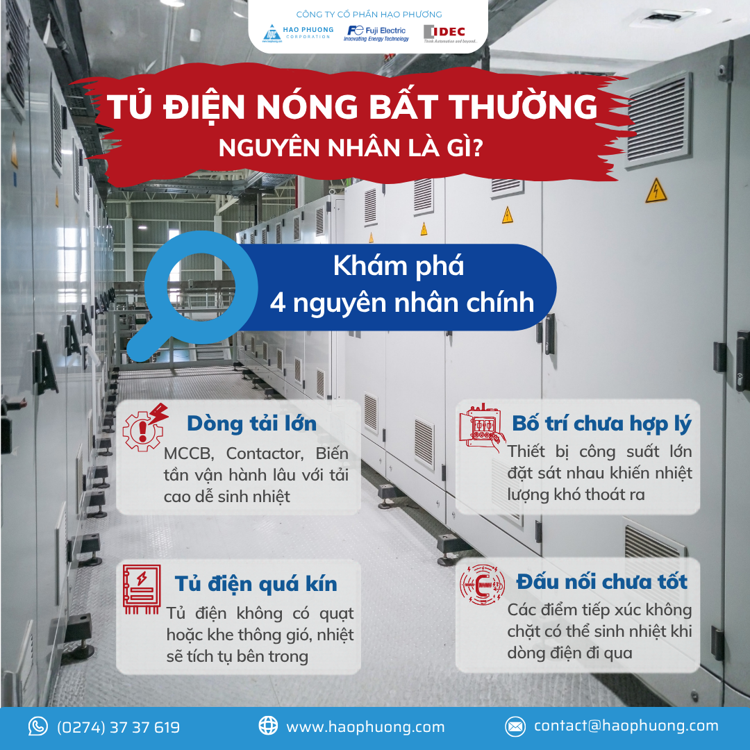 NGUYÊN NHÂN VÀ CÁCH KHẮC PHỤC HIỆU QUẢ VIỆC TỦ ĐIỆN NÓNG BẤT THƯỜNG