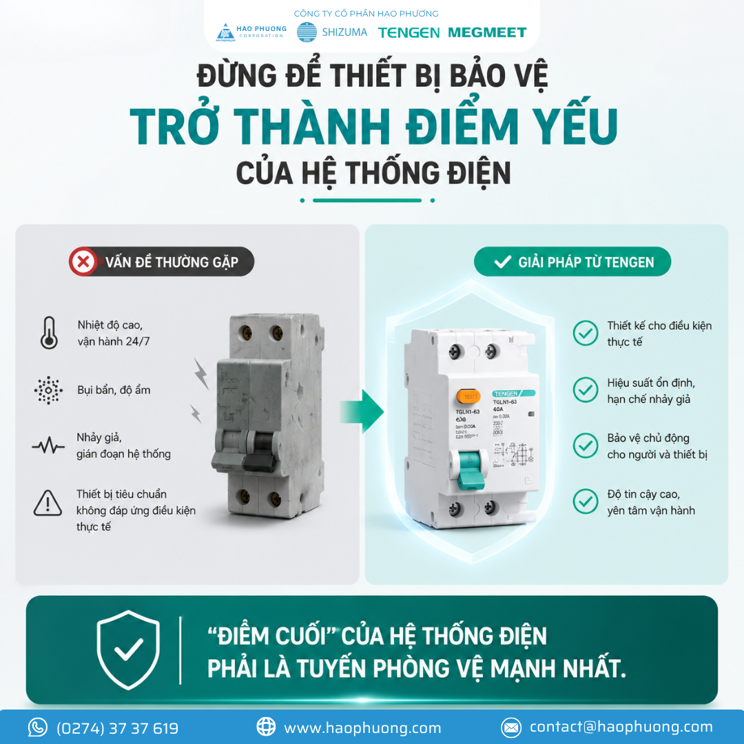 ĐỪNG ĐỂ THIẾT BỊ BẢO VỆ TRỞ THÀNH ĐIỂM YẾU CỦA HỆ THỐNG ĐIỆN
