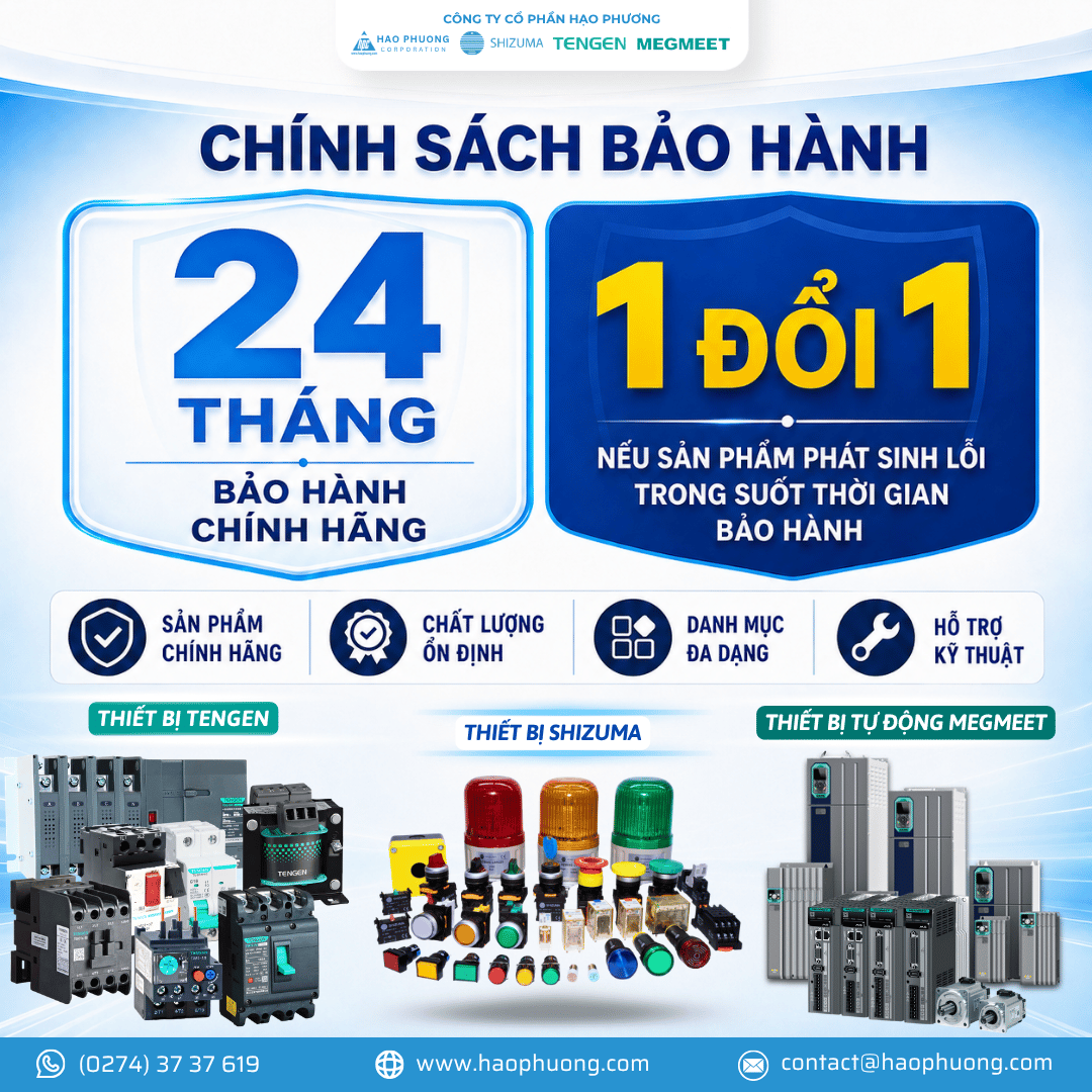AN TÂM VẬN HÀNH VỚI CHÍNH SÁCH BẢO HÀNH CHÍNH HÃNG TỪ HẠO PHƯƠNG