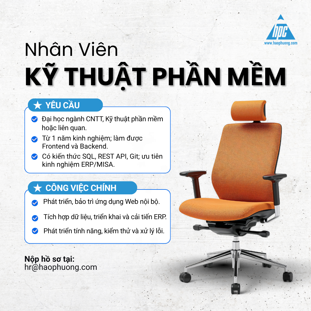 Tuyển Dụng Nhân Viên Kỹ Thuật Phần Mềm